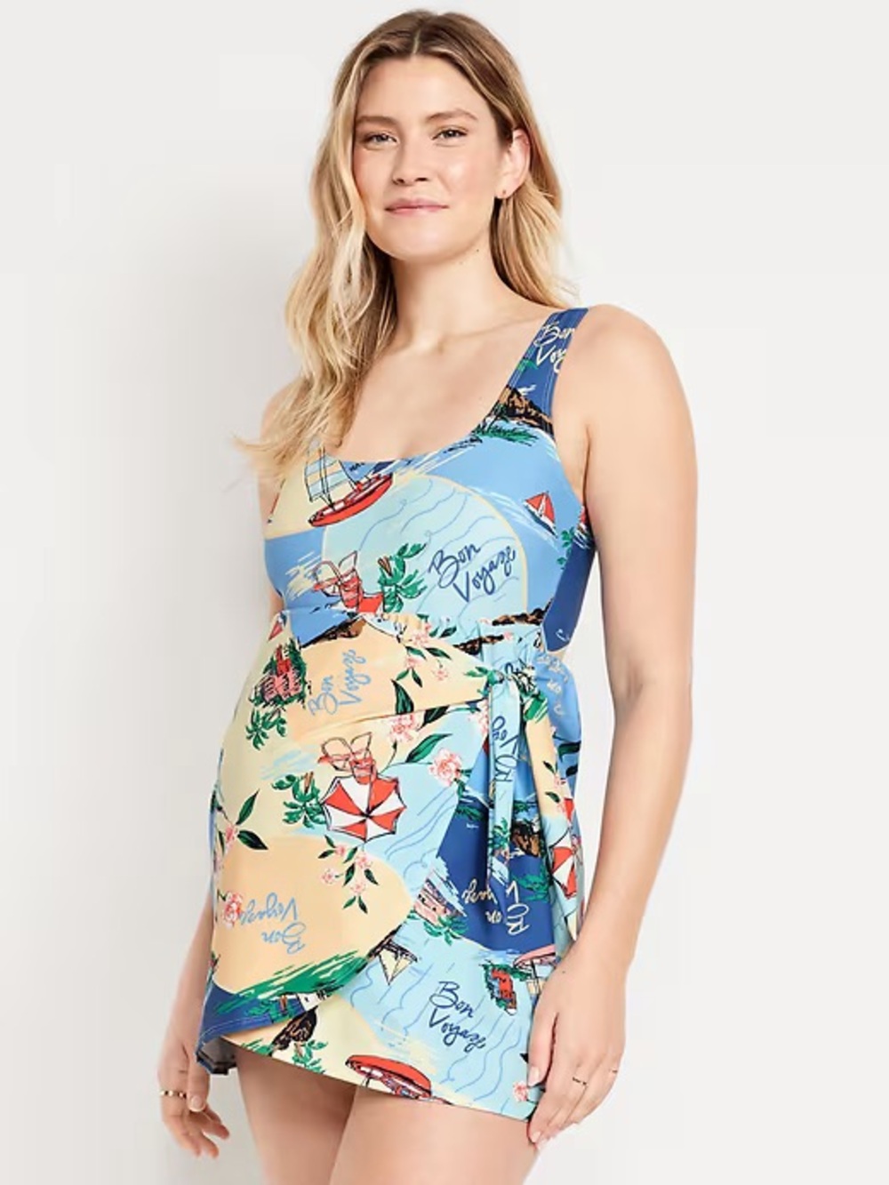 Old Navy Classic Wrap Style Maternity Swimsuit Size Small